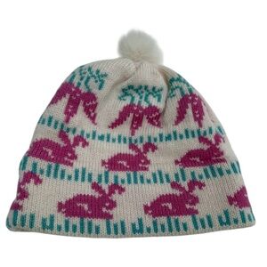 Murray Merkley Vintage Wool Pink Bunny Hat
